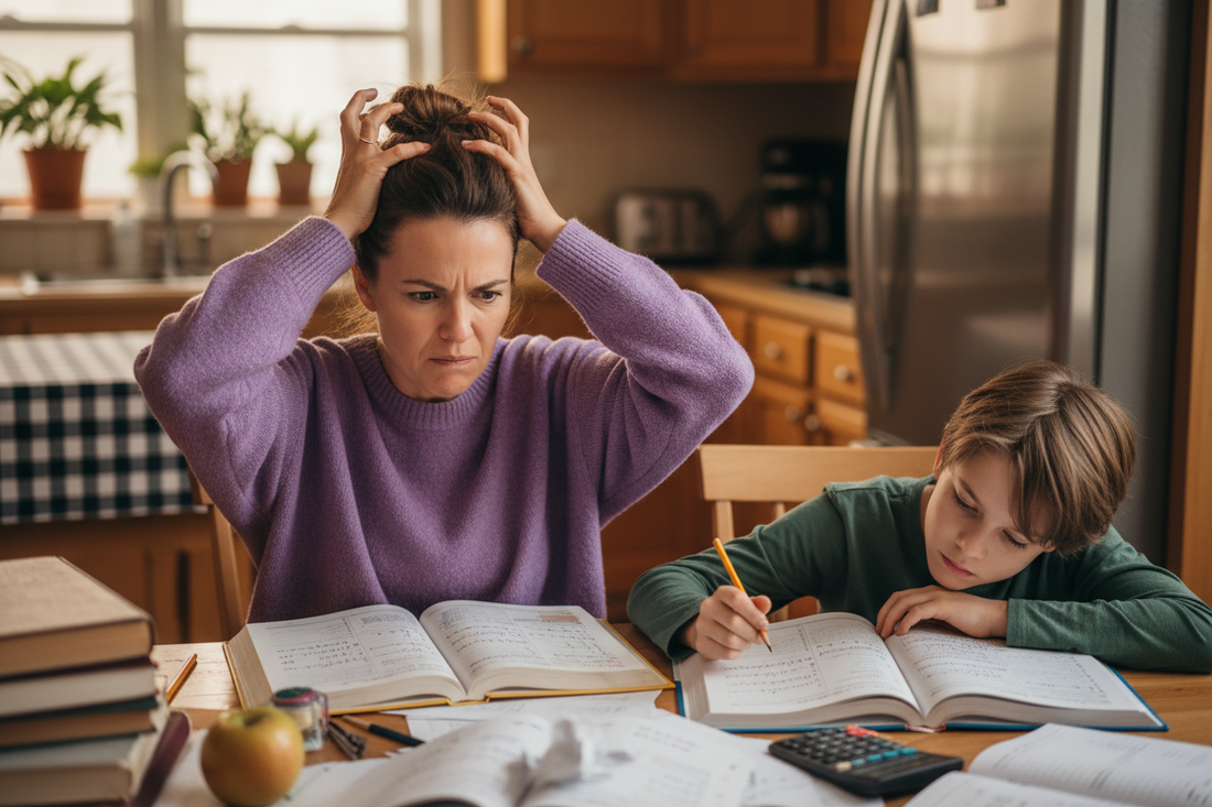 5 erreurs que les parents font parfois sans le vouloir pendant les devoirs
